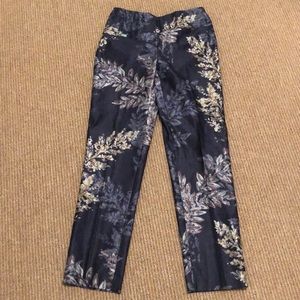 Lisette denim floral skinny jeans! New!